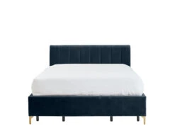 Andrea Bed With No Drawers 31 Andrea Bed With No Drawers -Home Decor Shop 070727KNGBLU Andrea King Bed No Drawers Arctic Blue Velvet H2