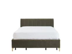Andrea Bed With No Drawers 32 Andrea Bed With No Drawers -Home Decor Shop 070727KNGGRN Andrea King Bed No Drawers Olive Green Velvet H2