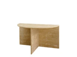 Gianni Semi Coffee Table -Home Decor Shop 070858SMLNAT Gianni Semi Low Coffee Table Travertine 01
