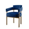 Leon Dining Chair, Sapphire Blue