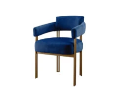 Leon Dining Chair, Sapphire Blue