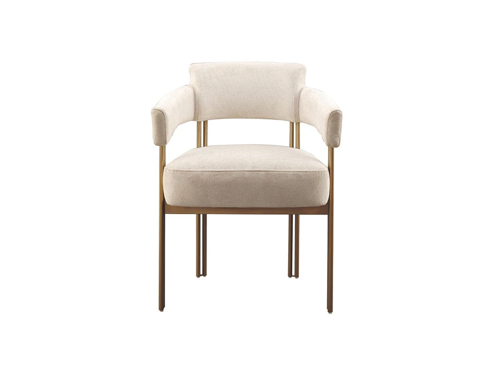 Leon Dining Chair, Muslin 2 Leon Dining Chair, Muslin - Image 2
