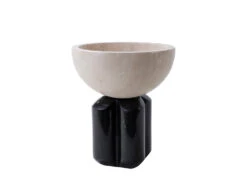 Travertine & Marble Display Bowl, Large