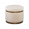Midas Tall Storage Ottoman, Natural