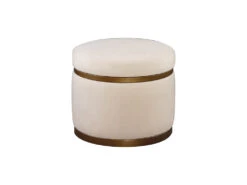 Midas Low Storage Ottoman, Natural