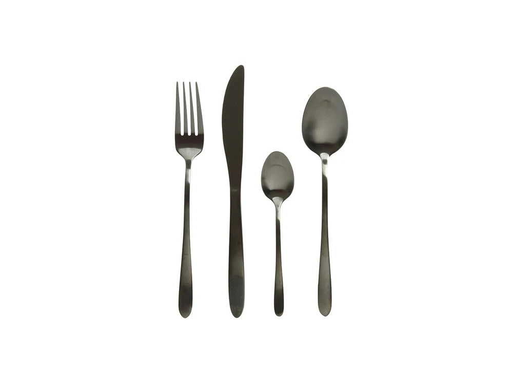 Cutlery Set Of 16, Pewter 1 Cutlery Set Of 16, Pewter