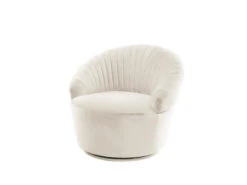 Katie Swivel Chair -Home Decor Shop 071794NOACRE Katie Swivel Chair Ochre Future Cream Fabric H1