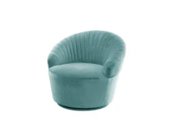 Katie Swivel Chair -Home Decor Shop 071794NOATEL Katie Swivel Chair Ochre Future Teal Fabric H1