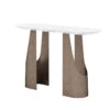 Greenwich Marble Console Table, White