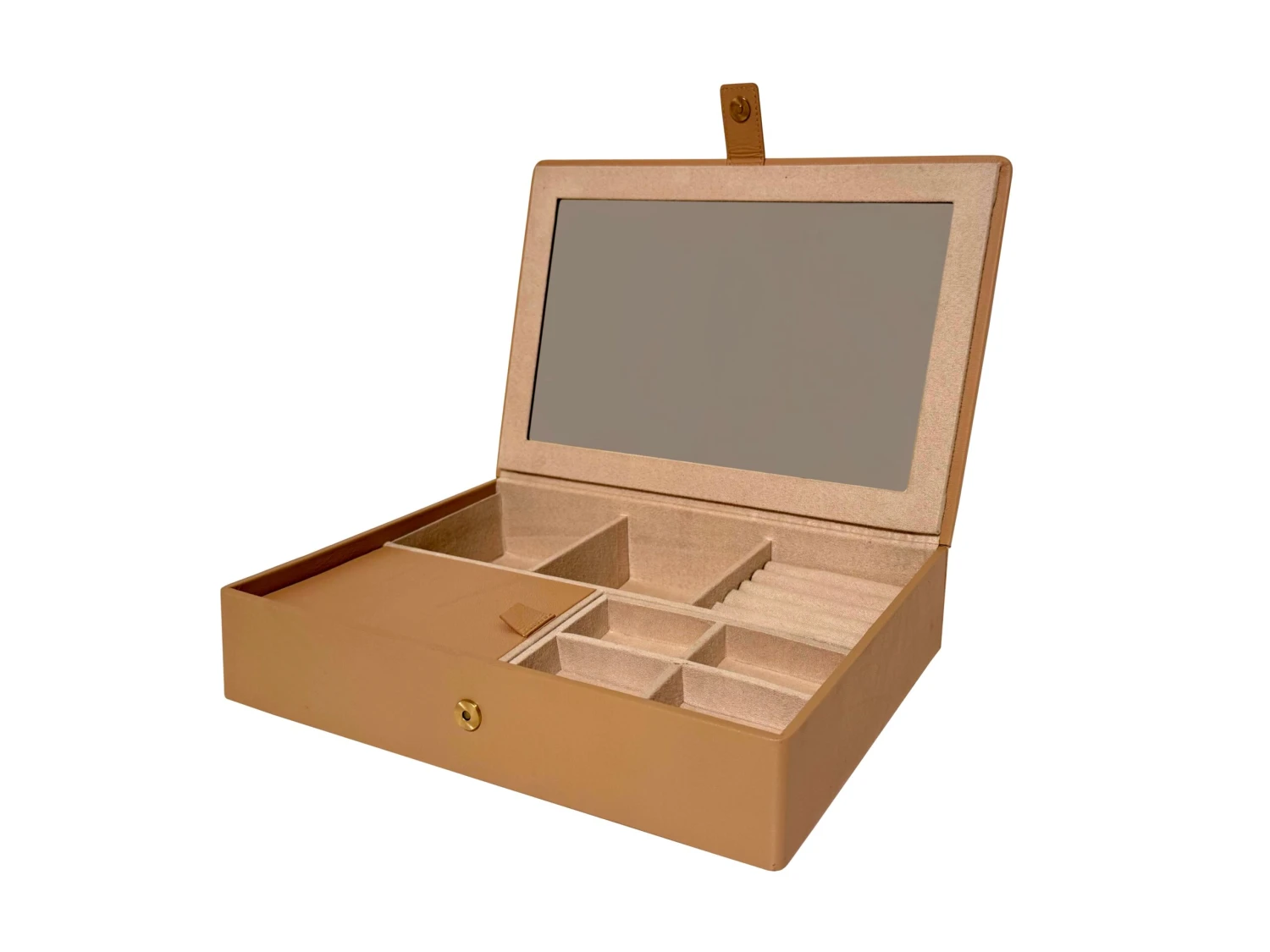 Jessica Leather Jewellery Box 2 Jessica Leather Jewellery Box - Image 2