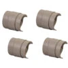 Leather Band Napkin Ring Set Of 4