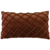 Nokkas Velvet Cushion Cover, Chocolate 50x30cm