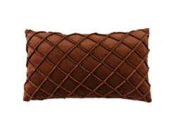 Nokkas Velvet Cushion Cover, Chocolate 50x30cm