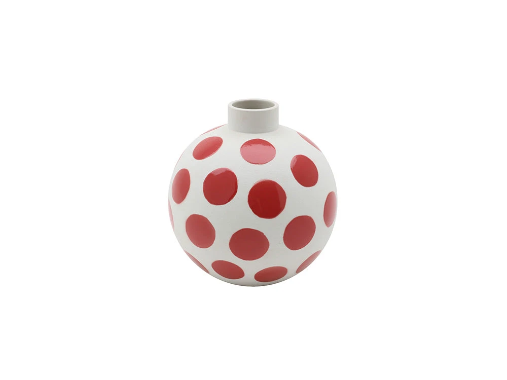 Polka Dots Vase, Red 1 Polka Dots Vase, Red