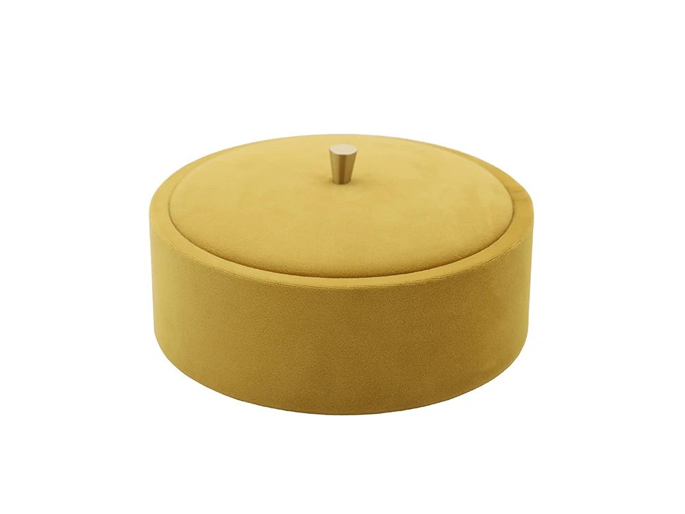 Victoria Jewellery Box, Yellow Velvet 1 Victoria Jewellery Box, Yellow Velvet