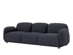 Bailey 3 Seat Sofa -Home Decor Shop 0753364SEBLA Bailey 3 Seat Sofa Kuka Black H1