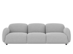 Bailey 3 Seat Sofa -Home Decor Shop 0753364SELGY Bailey 3 Seat Sofa Fila Light Grey H2