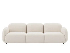 Bailey 3 Seat Sofa -Home Decor Shop 0753364SEWHI Bailey 3 Seat Sofa Hana White H2