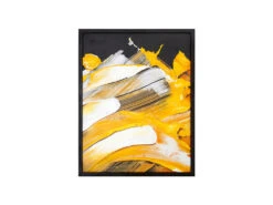 Modern Yellow Paint Abstract I