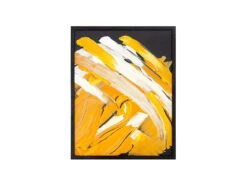 Modern Yellow Paint Abstract II