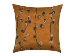 Blossom Velvet Cushion Cover, Bronze 50x50cm
