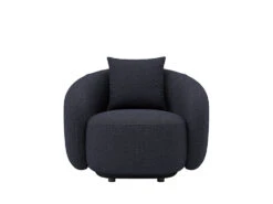 Dawn Curved Armchair -Home Decor Shop 0754401SEBLA Dawn Armchair Kuka Black H2