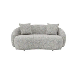 Dawn 3 Seater Curved Sofa -Home Decor Shop 0754403SEMCO Dawn 3 Seat Sofa Monet H2
