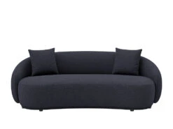 Dawn 4 Seater Curved Sofa -Home Decor Shop 0754404SEBLA Dawn 4 Seat Sofa Kuka Black H2