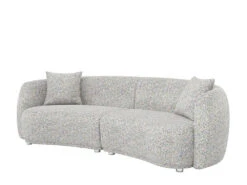 Lilly 4 Seater Curved Sofa -Home Decor Shop 0754414SEMCO Lilly 4 Seat Sofa Monet H1