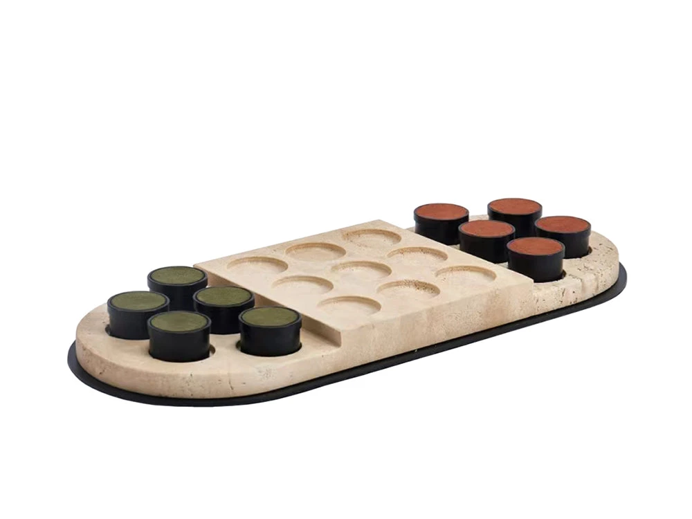 Travertine Tic Tac Toe 1 Travertine Tic Tac Toe