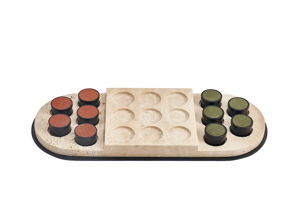 Travertine Tic Tac Toe 3 Travertine Tic Tac Toe - Image 3
