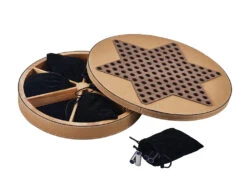 Graham Chinese Checkers, With Storage -Home Decor Shop 076717NOABRO Graham Chinese Checkers with Storage 05