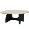 Dante Travertine Coffee Table, Medium