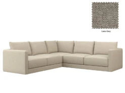 Basel 5 Seat L Shape Sofa 35 Basel 5 Seat L Shape Sofa -Home Decor Shop 5 seat L 14 GRY Lena Grey