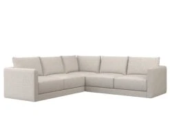 Basel 5 Seat L Shape Sofa 37 Basel 5 Seat L Shape Sofa -Home Decor Shop 5 seat L Alcott Ivory Woven Fabric H2