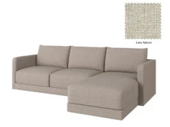 Basel Mini 3 Seat L Shape Right Sofa 29 Basel Mini 3 Seat L Shape Right Sofa -Home Decor Shop Basel 3LR 09 CRE Lena Natural 1