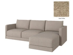 Basel Mini 3 Seat L Shape Right Sofa 30 Basel Mini 3 Seat L Shape Right Sofa -Home Decor Shop Basel 3LR 10 BRO Lena Toffee 1