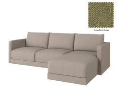 Basel Mini 3 Seat L Shape Right Sofa 32 Basel Mini 3 Seat L Shape Right Sofa -Home Decor Shop Basel 3LR 12 DGN Lena Dark Green 1