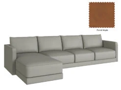 Basel 4 Seat L Shape Left Sofa 27 Basel 4 Seat L Shape Left Sofa -Home Decor Shop Basel 4LL 07 MAP Parrot Maple