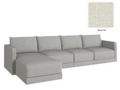 Basel 4 Seat L Shape Left Sofa 39 Basel 4 Seat L Shape Left Sofa -Home Decor Shop Basel 4LL 20 OAT Dover Oat