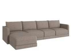 Basel 4 Seat L Shape Left Sofa 38 Basel 4 Seat L Shape Left Sofa -Home Decor Shop Basel 4LL Eton Flax H1