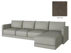 Basel 4 Seat L Shape Right Sofa 25 Basel 4 Seat L Shape Right Sofa -Home Decor Shop Basel 4LR 05 CHA Parrot Grey