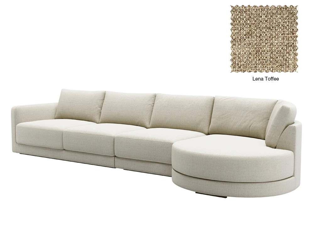 Basel 4 Seat Round Right Chaise Sofa 3 Basel 4 Seat Round Right Chaise Sofa - Image 3