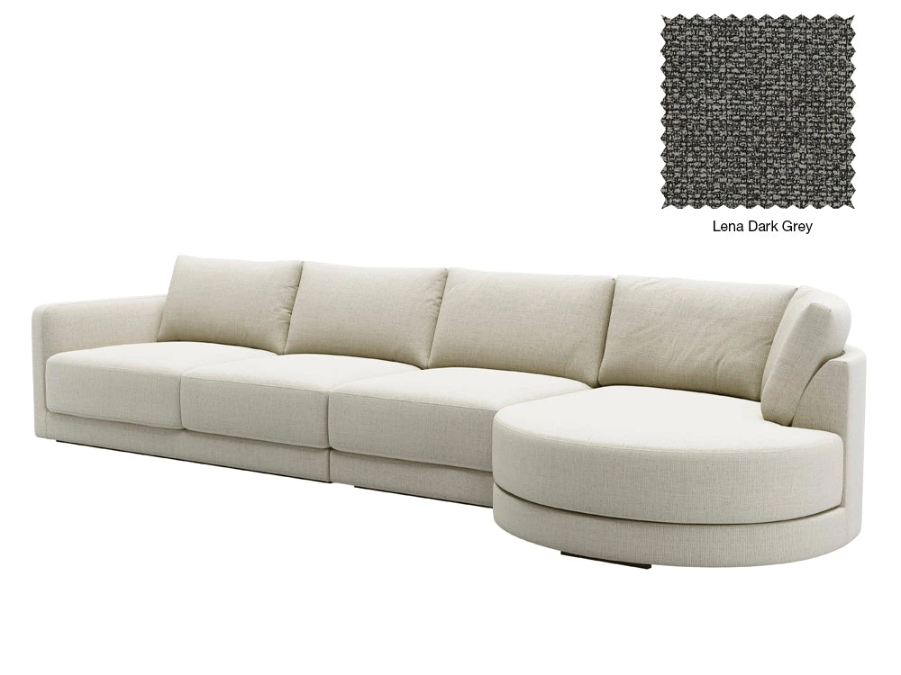 Basel 4 Seat Round Right Chaise Sofa 6 Basel 4 Seat Round Right Chaise Sofa - Image 6