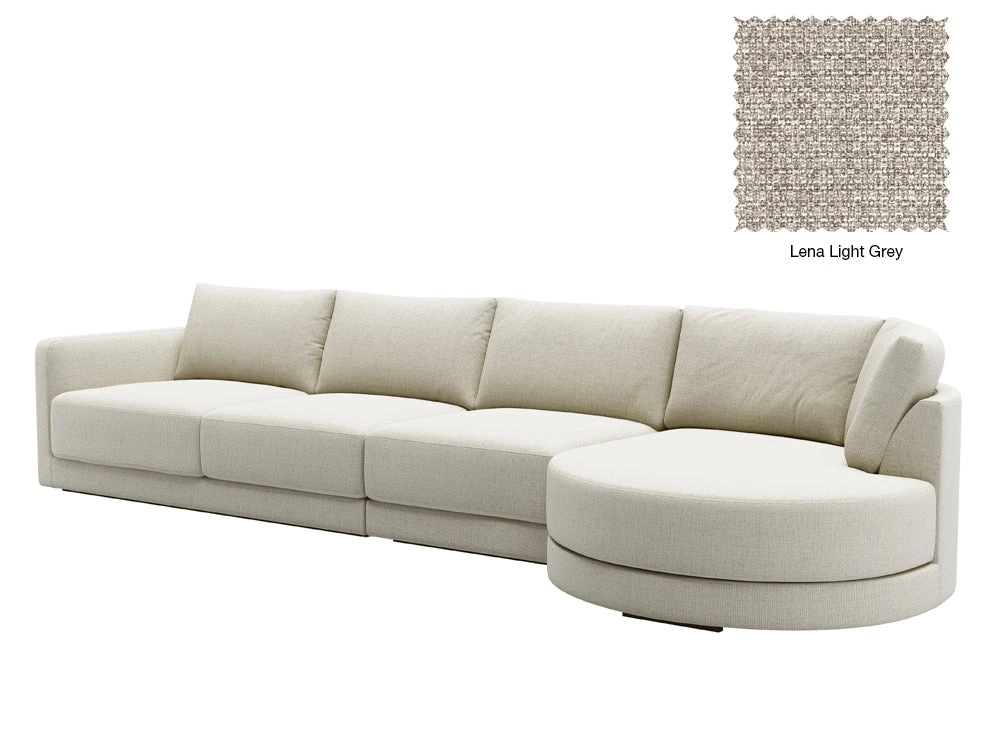 Basel 4 Seat Round Right Chaise Sofa 8 Basel 4 Seat Round Right Chaise Sofa - Image 8