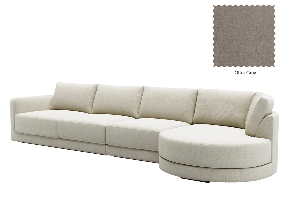 Basel 4 Seat Round Right Chaise Sofa 14 Basel 4 Seat Round Right Chaise Sofa - Image 14