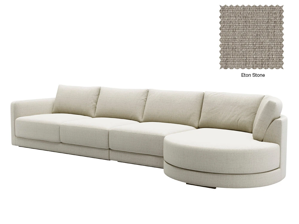 Basel 4 Seat Round Right Chaise Sofa 11 Basel 4 Seat Round Right Chaise Sofa - Image 11