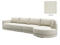 Basel 4 Seat Round Right Chaise Sofa 29 Basel 4 Seat Round Right Chaise Sofa -Home Decor Shop Basel Round ChaiseR 20 OAT Dover Oat