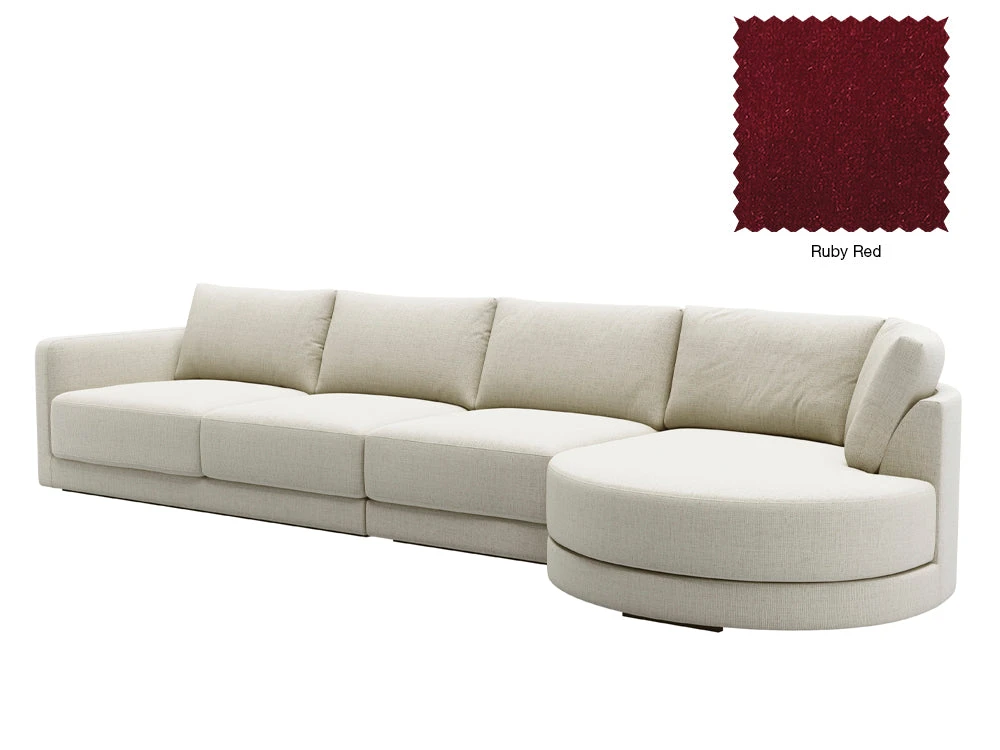 Basel 4 Seat Round Right Chaise Sofa 15 Basel 4 Seat Round Right Chaise Sofa - Image 15