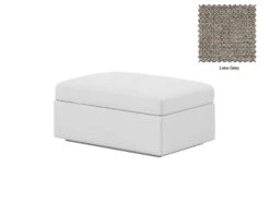 Basel Storage Ottoman -Home Decor Shop Basel StorageOttoman 14 GRY